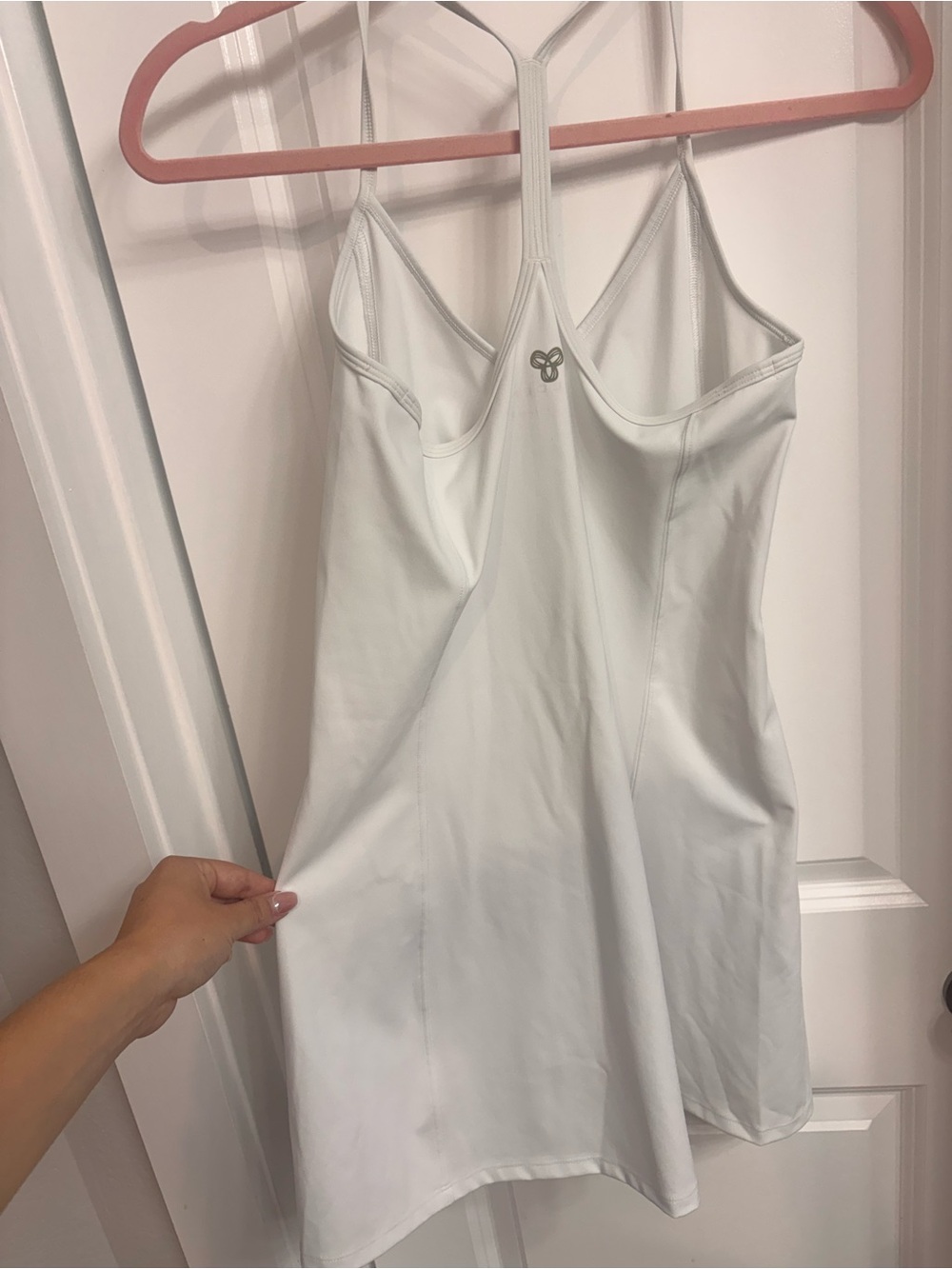 Aritzia golden White Racerback Slip Dress - Unbranded